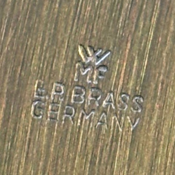 Vintage Brass Serving Dish - WMF Germany circa 1960's - Picture 6 of 16